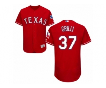 Texas Rangers #37 Jason Grilli Red Flexbase Authentic Collection MLB Jersey