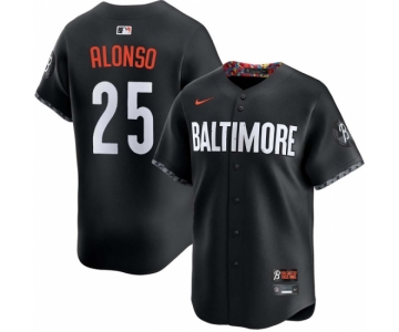 Men Pete Alonso #25 Baltimore Orioles City Connect Limited Stitched Jersey