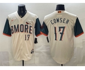 Men's Baltimore Orioles #17 Colton Cowser Natural 2026 City Connect Stadium Stitched Baseball Jersey