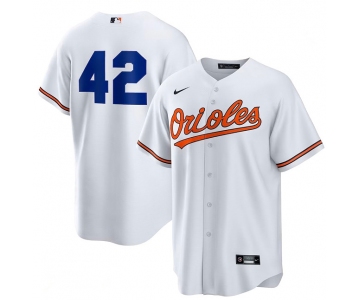 Men's Baltimore Orioles #42 jackie Robinson  White 2025 Home jersey