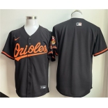 Men's Baltimore Orioles Blank Black 2025 Alternate Limited Stitched Baseball Jersey Men's Baltimore Orioles Blank Black 2025 Alternate Limited Stitched Baseball Jersey