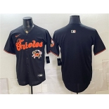 Men's Baltimore Orioles Blank Black With Patch Vapor Premier Limited Stitched Baseball Jersey Men's Baltimore Orioles Blank Black With Patch Vapor Premier Limited Stitched Baseball Jersey