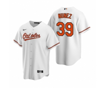 Men's Nike Baltimore Orioles #39 Renato Nunez White Home Stitched Baseball Jersey