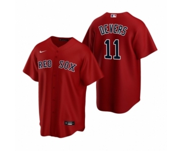 Boston Red Sox #11 Rafael Devers Nike Red Replica Alternate Jersey