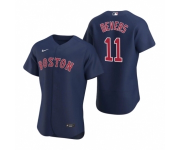 Men's Boston Red Sox #11 Rafael Devers Nike Navy Authentic 2020 Alternate Jersey