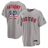 Men's Boston Red Sox #19 Roman Anthony Gray 2026 USA 250 Fourth of July Home Stitched Baseball Jersey Men's Boston Red Sox #19 Roman Anthony Gray 2026 USA 250 Fourth of July Home Stitched Baseball Jersey