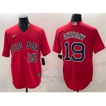 Men's Boston Red Sox #19 Roman Anthony Red Cool Base Stitched Baseball Jersey Men's Boston Red Sox #19 Roman Anthony Red Cool Base Stitched Baseball Jersey