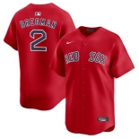 Men's Boston Red Sox #2 Alex Bregman Red 2024 Alternate Limited Stitched Baseball Jersey