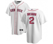 Men's Boston Red Sox #2 Alex Bregman White 2024 Cool Base Stitched Baseball Jersey