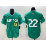 Men's Boston Red Sox #22 Garrett Whitlock Green 2025 City Connect Limited Stitched Baseball Jersey