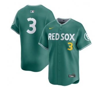 Men's Boston Red Sox #3 Ceddanne Rafaela Green 2025 City Connect Limited Stitched Baseball Jersey