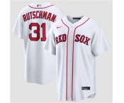 Men's Boston Red Sox #31 Adley Rutschman White Cool Base Stitched Baseball Jersey Men's Boston Red Sox #31 Adley Rutschman White Cool Base Stitched Baseball Jersey