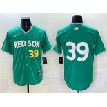 Men's Boston Red Sox #39 Marcelo Mayer Green 2025 City Connect Limited Stitched Baseball Jersey