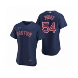 Men's Boston Red Sox #54 Martin Perez Nike Navy Authentic 2020 Alternate Jersey