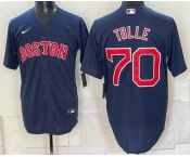 Men's Boston Red Sox #70 Payton Tolle Navy Cool Base Stitched Jersey Men's Boston Red Sox #70 Payton Tolle Navy Cool Base Stitched Jersey