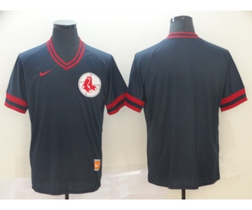 Men's Nike Majestic Boston Red Sox Blank Navy Blue M&N MLB Jersey