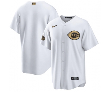 Men's Cincinnati Reds Blank White 2022 All-Star Cool Base Stitched Baseball Jersey