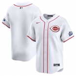 Men's Cincinnati Reds Blank White 2025 Speedway Classic Home Limited Stitched Baseball Jersey