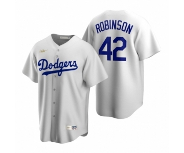 Dodgers #42 Jackie Robinson Nike White Cooperstown Collection Home Jersey