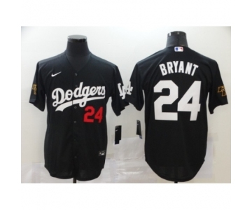 Los Angeles Dodgers #8 Kobe Bryant Black 2020 Cool Base Jerseysy1