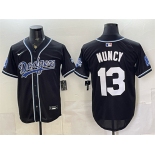 Men's Los Angeles Dodgers #13 Max Muncy B2B Champs 2026 Black Out Style Vapor Limited Stitched Baseball Jersey Men's Los Angeles Dodgers #13 Max Muncy B2B Champs 2026 Black Out Style Vapor Limited Stitched Baseball Jersey