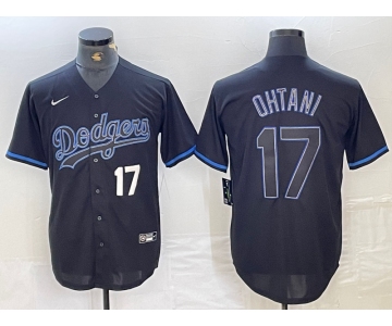 Men's Los Angeles Dodgers #17 Joe Kelly Number Lights Out Black Fashion Stitched Cool Base Nike Jersey