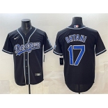 Men's Los Angeles Dodgers #17 Shohei Ohtani Black Fashion Cool Base Stitched Baseball Jersey Men's Los Angeles Dodgers #17 Shohei Ohtani Black Fashion Cool Base Stitched Baseball Jersey