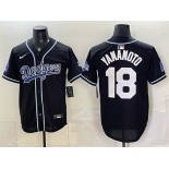 Men's Los Angeles Dodgers #18 Yoshinobu Yamamoto B2B Champs 2026 Black Out Style Vapor Limited Stitched Baseball Jersey Men's Los Angeles Dodgers #18 Yoshinobu Yamamoto B2B Champs 2026 Black Out Style Vapor Limited Stitched Baseball Jersey