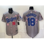 Men's Los Angeles Dodgers #18 Yoshinobu Yamamoto Grey 2025 Tokyo Series Limited Stitched Baseball Jersey Men's Los Angeles Dodgers #18 Yoshinobu Yamamoto Grey 2025 Tokyo Series Limited Stitched Baseball Jersey