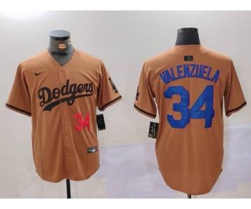 Men's Los Angeles Dodgers #22 Clayton Kershaw Number Olive Cool Base Limited Stitched Jersey