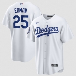 Men's Los Angeles Dodgers #25 Tommy Edman White 2025 World Series Champions Home Cool Base Stitched Baseball Jersey Men's Los Angeles Dodgers #25 Tommy Edman White 2025 World Series Champions Home Cool Base Stitched Baseball Jersey