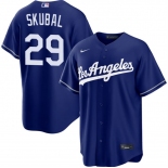 Men's Los Angeles Dodgers #29 Tarik Skubal Royal Alternate Stitched Baseball Jersey Men's Los Angeles Dodgers #29 Tarik Skubal Royal Alternate Stitched Baseball Jersey