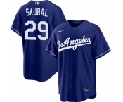 Men's Los Angeles Dodgers #29 Tarik Skubal Royal Alternate Stitched Baseball Jersey Men's Los Angeles Dodgers #29 Tarik Skubal Royal Alternate Stitched Baseball Jersey