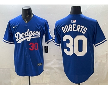 Men's Los Angeles Dodgers #30 Dave Roberts Royal 2026 Limited Stitched Baseball Jersey