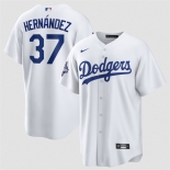 Men's Los Angeles Dodgers #37 Teoscar Hernández White 2025 World Series Champions Stitched Baseball Jersey Men's Los Angeles Dodgers #37 Teoscar Hernández White 2025 World Series Champions Stitched Baseball Jersey