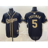 Men's Los Angeles Dodgers #5 Freddie Freeman Black Military Appreciation Game Day Stitched Baseball Jersey Men's Los Angeles Dodgers #5 Freddie Freeman Black Military Appreciation Game Day Stitched Baseball Jersey