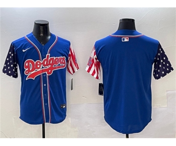 Men's Los Angeles Dodgers Blank Royal Limited Stitched Baseball Jersey