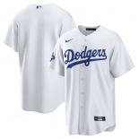 Men's Los Angeles Dodgers Blank White 2025 World Series Champions Home Cool Base Stitched Baseball Jersey Men's Los Angeles Dodgers Blank White 2025 World Series Champions Home Cool Base Stitched Baseball Jersey