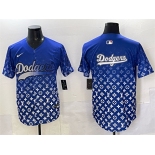 Men's Los Angeles Dodgers Team Big Logo Blue Limited Stitched Baseball Jersey Men's Los Angeles Dodgers Team Big Logo Blue Limited Stitched Baseball Jersey
