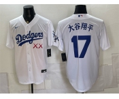 Men's Los Angeles Dodgers x KAWS #17 大谷翔平 White Vapor Premier Limited Stitched Baseball Jersey Men's Los Angeles Dodgers x KAWS #17 大谷翔平 White Vapor Premier Limited Stitched Baseball Jersey