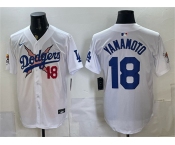 Men's Los Angeles Dodgers x One Piece #18 Yoshinobu Yamamoto White Vapor Premier Limited Stitched Baseball Jersey Men's Los Angeles Dodgers x One Piece #18 Yoshinobu Yamamoto White Vapor Premier Limited Stitched Baseball Jersey