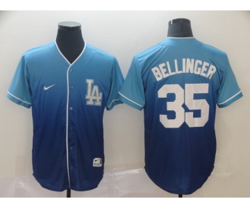 Men's Nike Los Angeles Dodgers #35 Cody Bellinger Blue Drift Fashion MLB Jersey