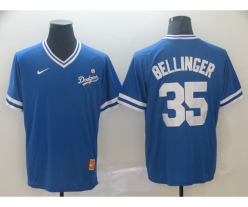 Men's Nike Majestic Los Angeles Dodgers #35 Cody Bellinger Blue M&N MLB Jersey