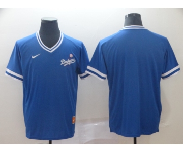 Men's Nike Majestic Los Angeles Dodgers Blank Blue M&N MLB Jersey