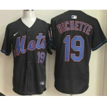 Men's New York Mets #19 Bo Bichette Black Limited Jersey