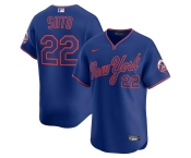 Men's New York Mets #22 Juan Soto Royal Alternate Limited Stitched Baseball Jersey Men's New York Mets #22 Juan Soto Royal Alternate Limited Stitched Baseball Jersey