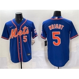 Men's New York Mets #5 David Wright Blue Cool Base Stitched Baseball Jersey