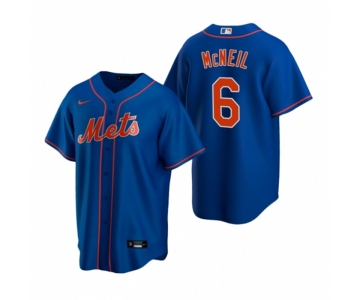 Men's Nike New York Mets #6 Jeff McNeil Royal Alternate Stitched Baseball Jersey
