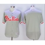 Men Philadelphia Phillies blank Majestic grey Flexbase Authentic Collection Player Jersey Men Philadelphia Phillies blank Majestic grey Flexbase Authentic Collection Player Jersey