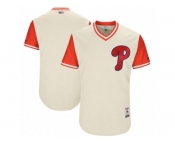 Men's 2017 Little League World Series Philadelphia Phillies Tan Jersey